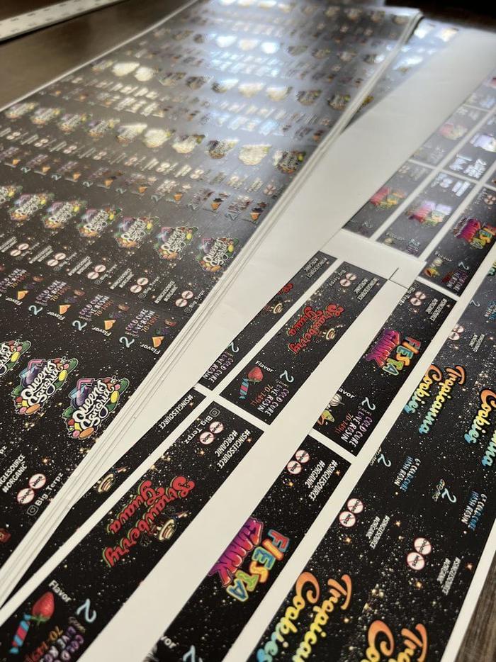 Embossed Labels Short Run - product labels & packaging