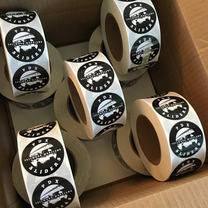 Pdx Sliders Gloss Laminated To Go Roll Labels 1 - product labels & packaging