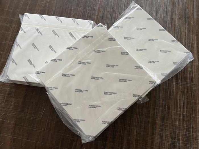 Porsche Studio Portland Printed Coffee Bar Pastry Food Service Papers - product labels & packaging