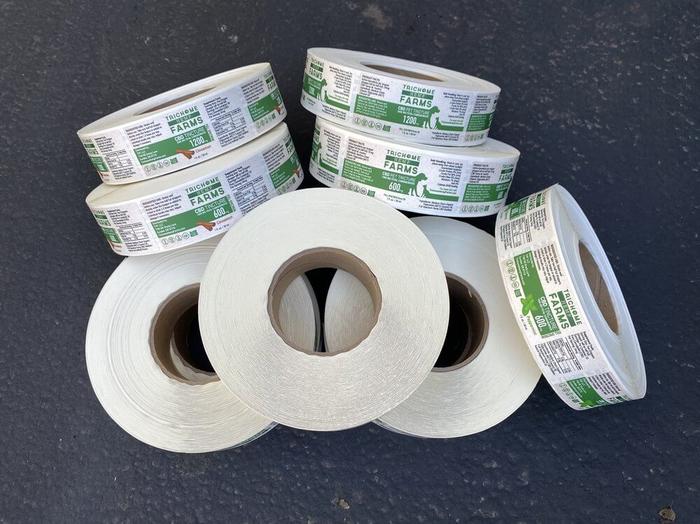 Trichome Farms Matte Laminated Cbd Cannabis Product Labels - product labels & packaging