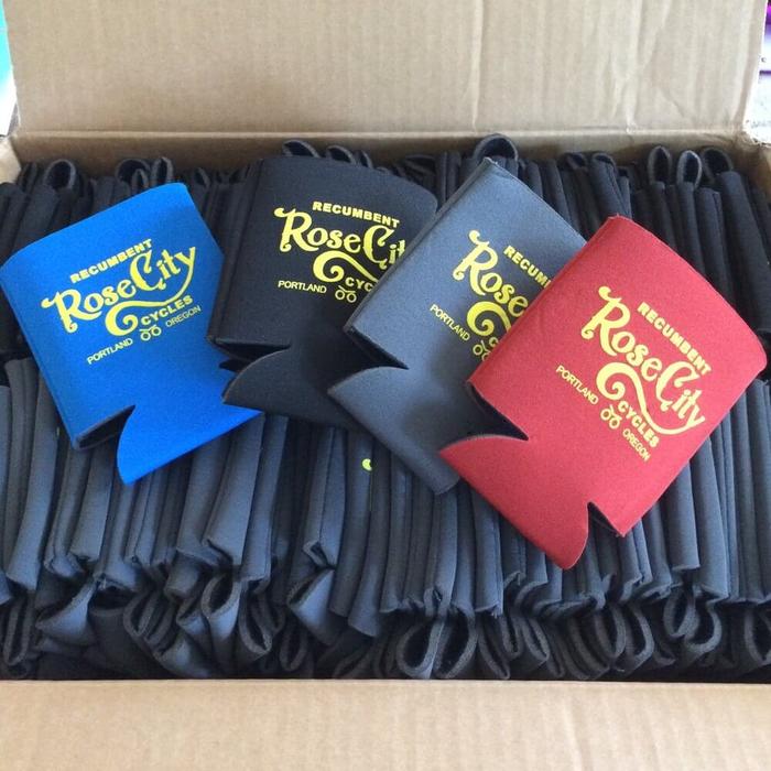 Rose City Cycles Screenprinted Can Koozies 1 - promotional items