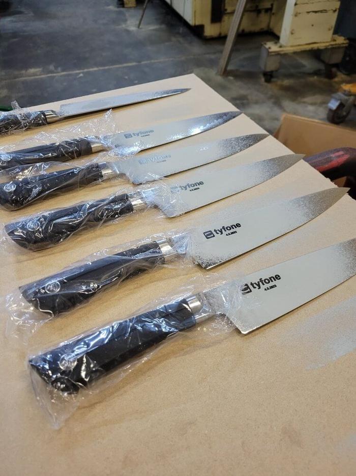 Tyfone Credit Union Laser Etched Customer Gifts Knives Portland - promotional items