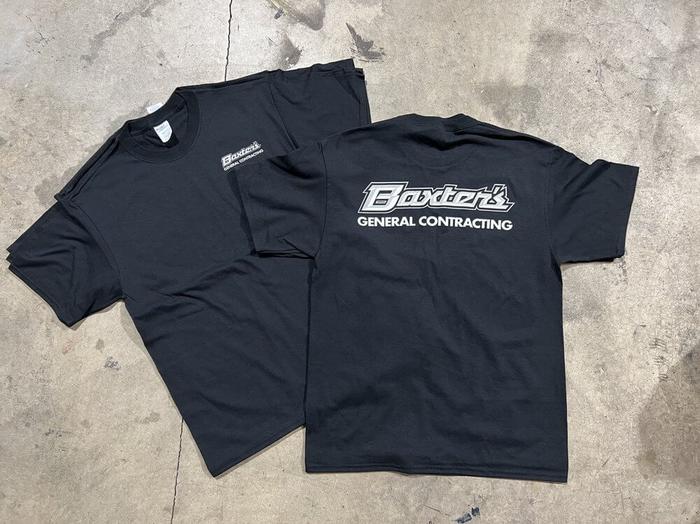 Baxters General Contracting Custom Screenprinted Shirts Hillsboro - screen printing & apparel
