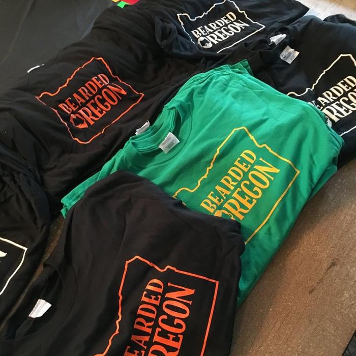 Bearded Oregon Printed Shirts 1 - screen printing & apparel