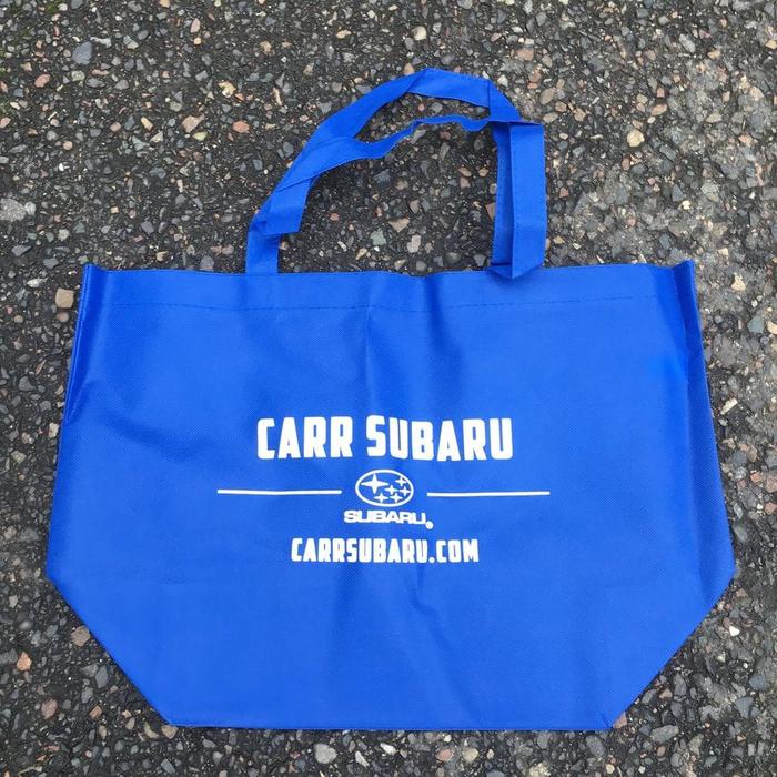 Carr Subaru Printed Tote Bags 1 - screen printing & apparel