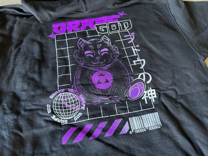 Grape God Custom Hoodies - screen printing & apparel