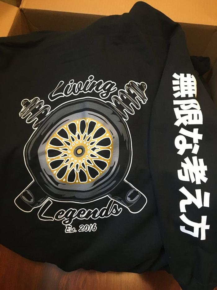 Living Legens Hooded Sweatshirts - screen printing & apparel