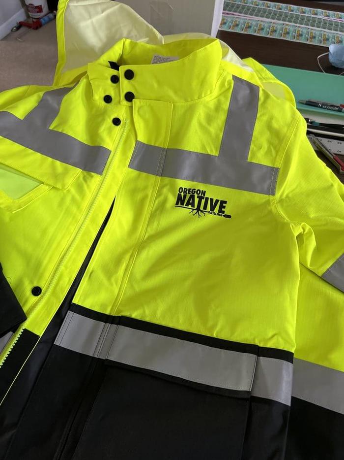 Oregon Native Custom Class 3 Safety Jackets Osha Construction - screen printing & apparel