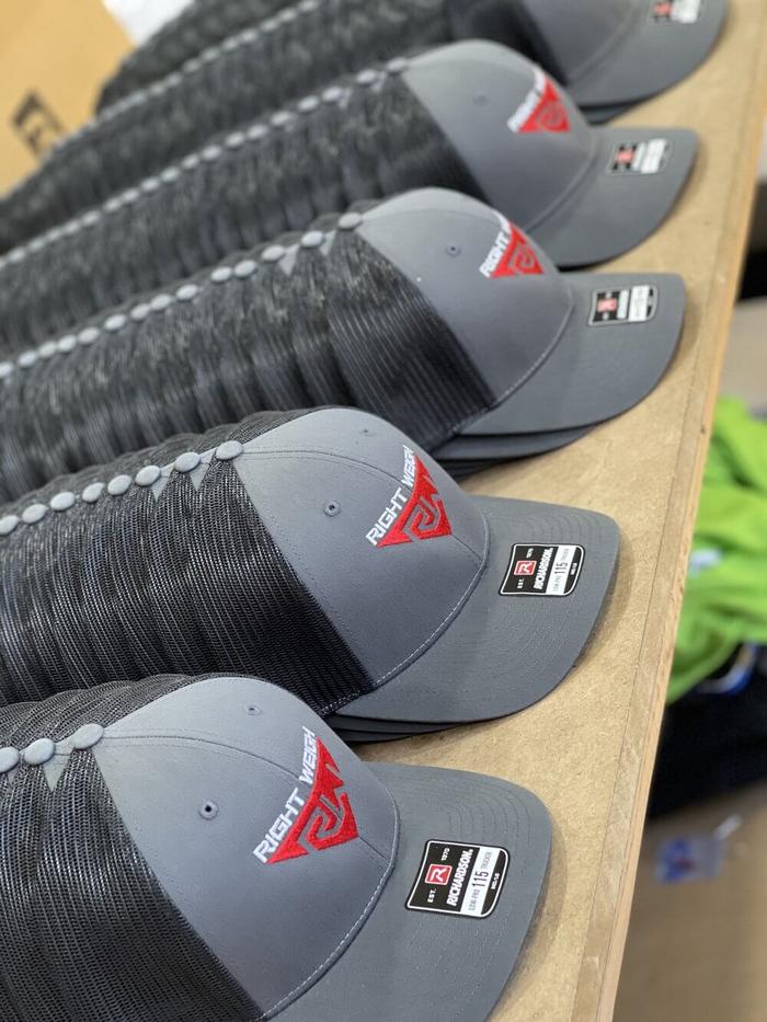Right Weigh Embroidered Hats - screen printing & apparel