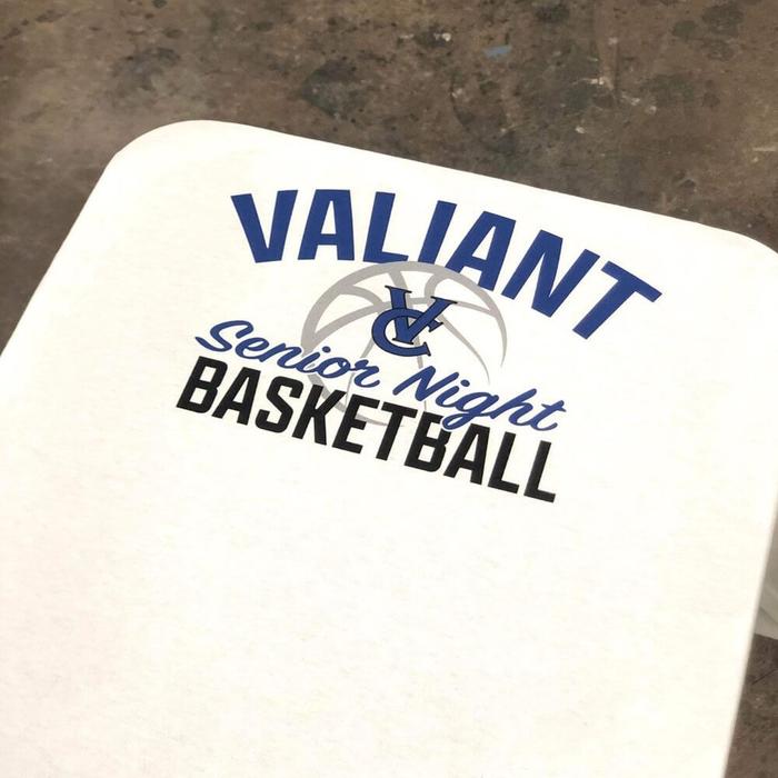 Valley Catholic High School Senior Night Spirit Apparel Beaverton 1 - screen printing & apparel