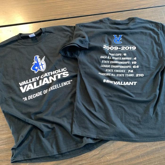 Valley Catholic High School Sports Shirts Beaverton 1 - screen printing & apparel