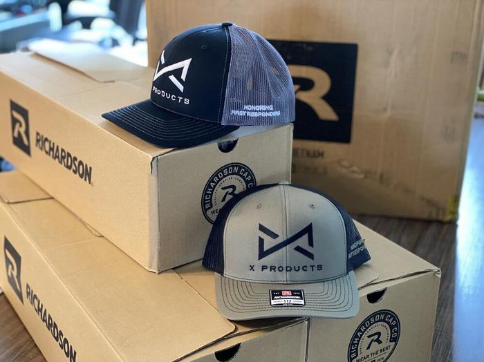 X Products Embroidered Richardson Mesh Hats - screen printing & apparel