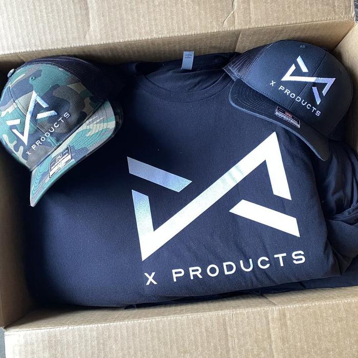 X Products Screenprinted And Embroidered Hats - screen printing & apparel
