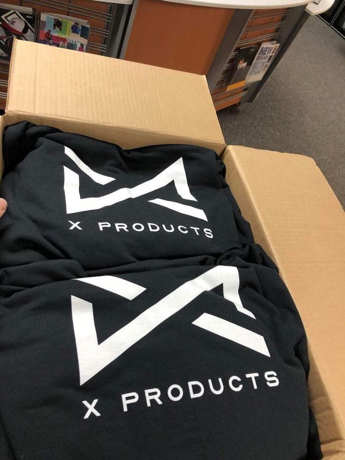 X Products Screenprinted Promotional Hoodies 1 - screen printing & apparel