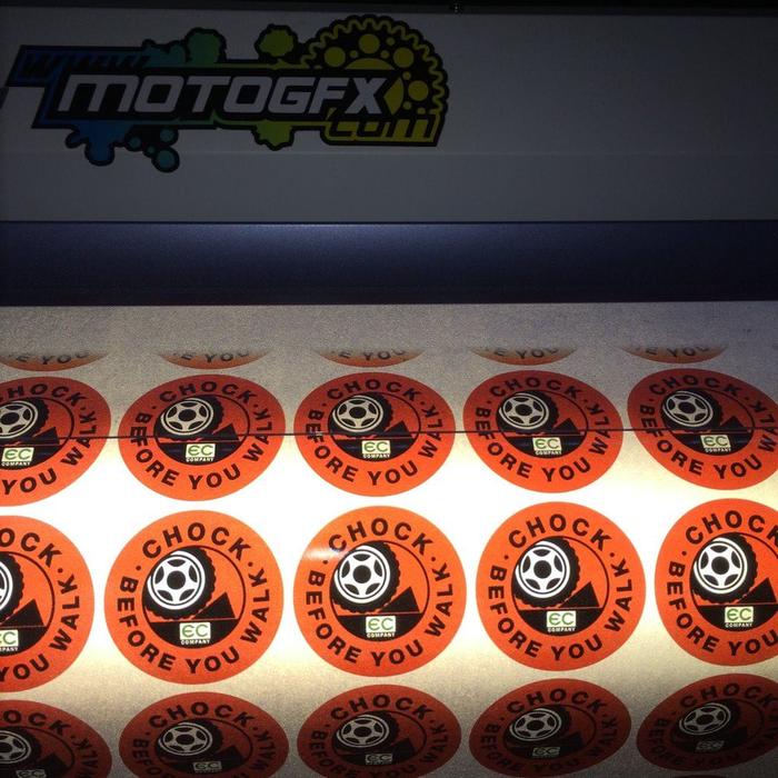 Ec Electric Custom Printed Reflective Safety Stickers 1 - custom stickers & decals