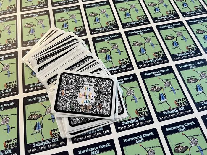 Joseph Oregon Long Term Laminated Stickers - custom stickers & decals