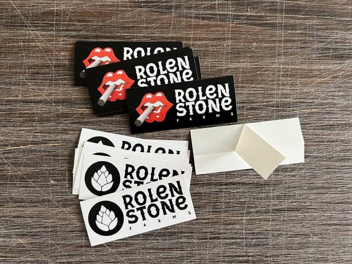 Rolenstones Farms Custom Printed Crack Back Stickers - custom stickers & decals