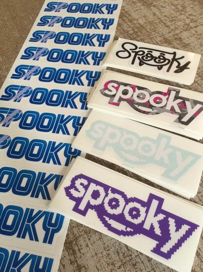 Spooky Bicycles Custom Long Term Laminated Outdoor Stickers 1 - custom stickers & decals