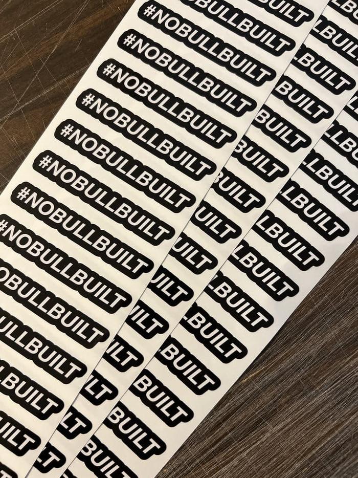 Wilsonville Toyota No Bull Built Laminated Stickers - custom stickers & decals